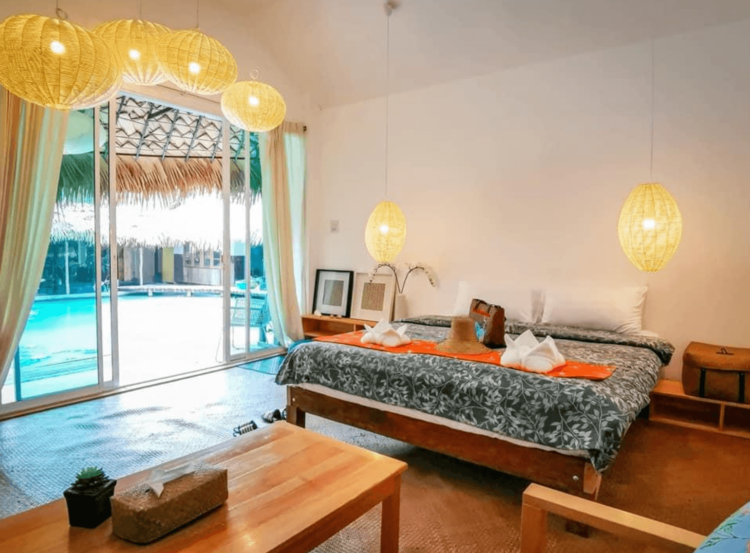 Chambre simple avec vue étang — Zone B (Chambre 5)