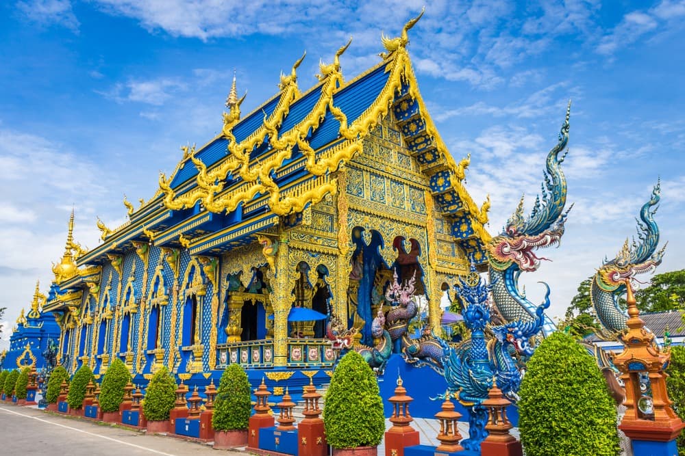 El Wat Rong Sua Ten o Templo Azul de Chiang Rai