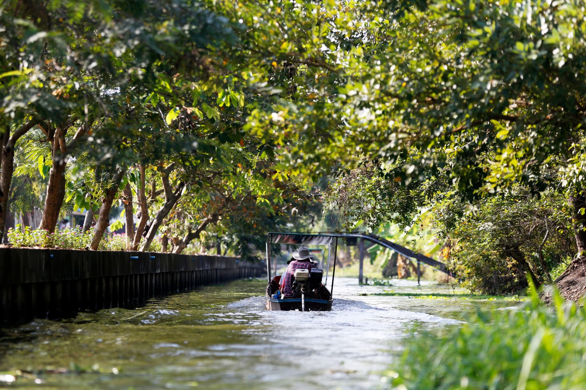 El canal Mahasawat en Bangkok